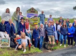 First well dressing saw whole village take part