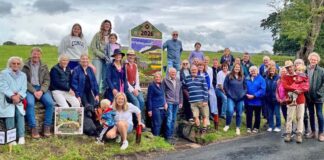 First well dressing saw whole village take part