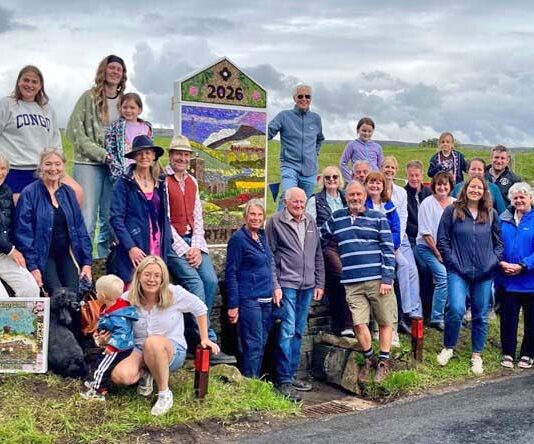 First well dressing saw whole village take part