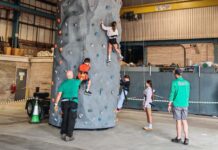 Families enjoyed fun day out in Congleton playing in the sand