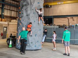 Families enjoyed fun day out in Congleton playing in the sand